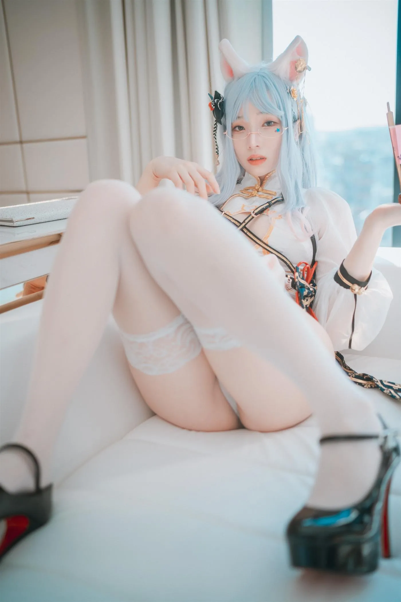 Bambi밤비 – NO.86 [DJAWA] Le Chat Porte un Qípáo [87P]插图5
